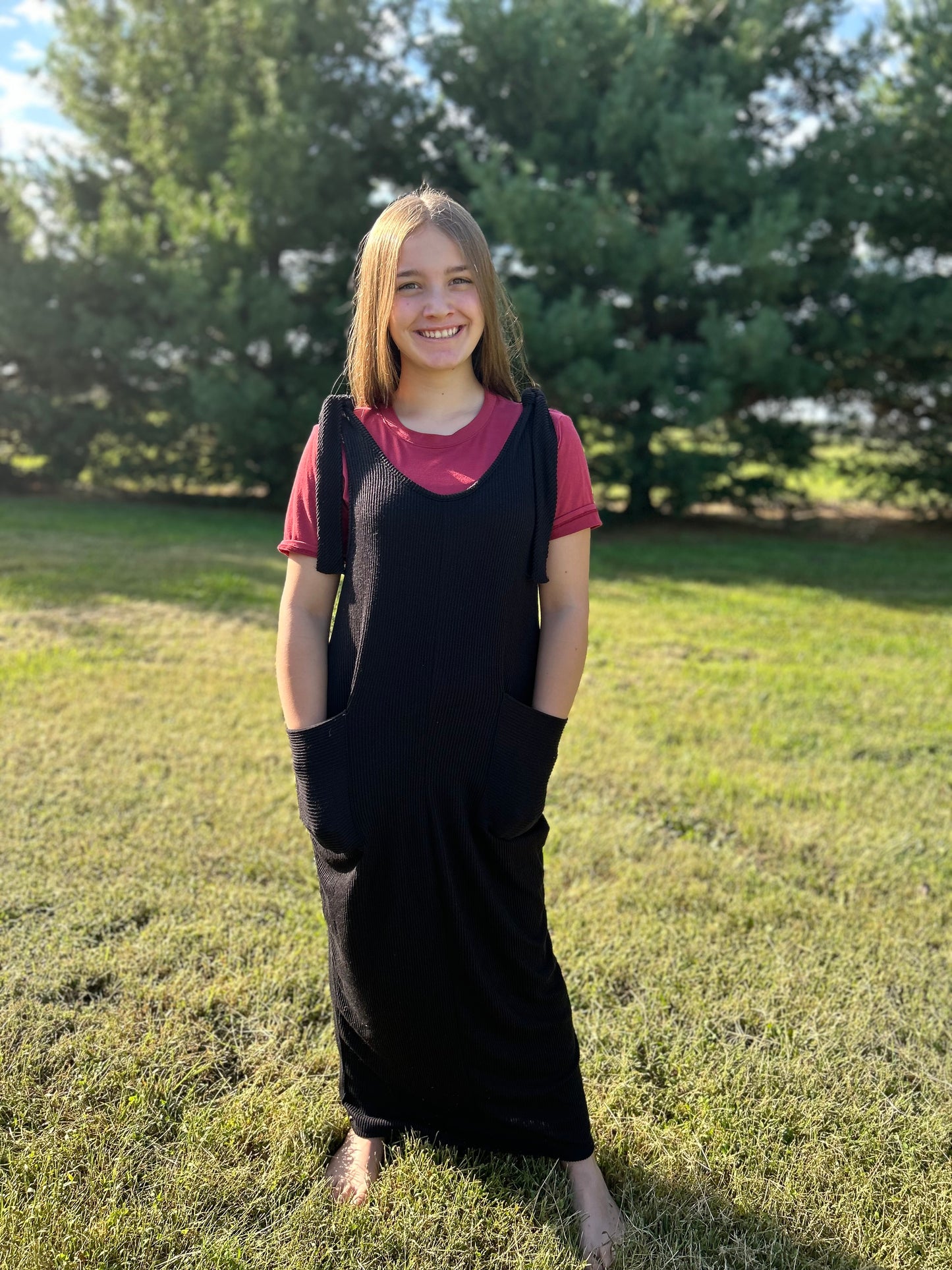 SUPER SOFT BASIC DUSTY RED TEE