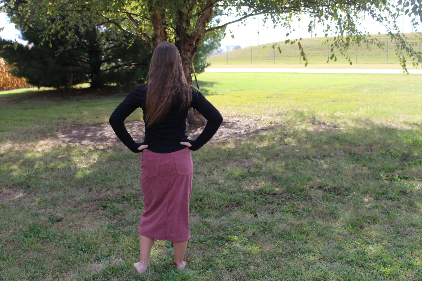 Chestnut Jegging Skirt