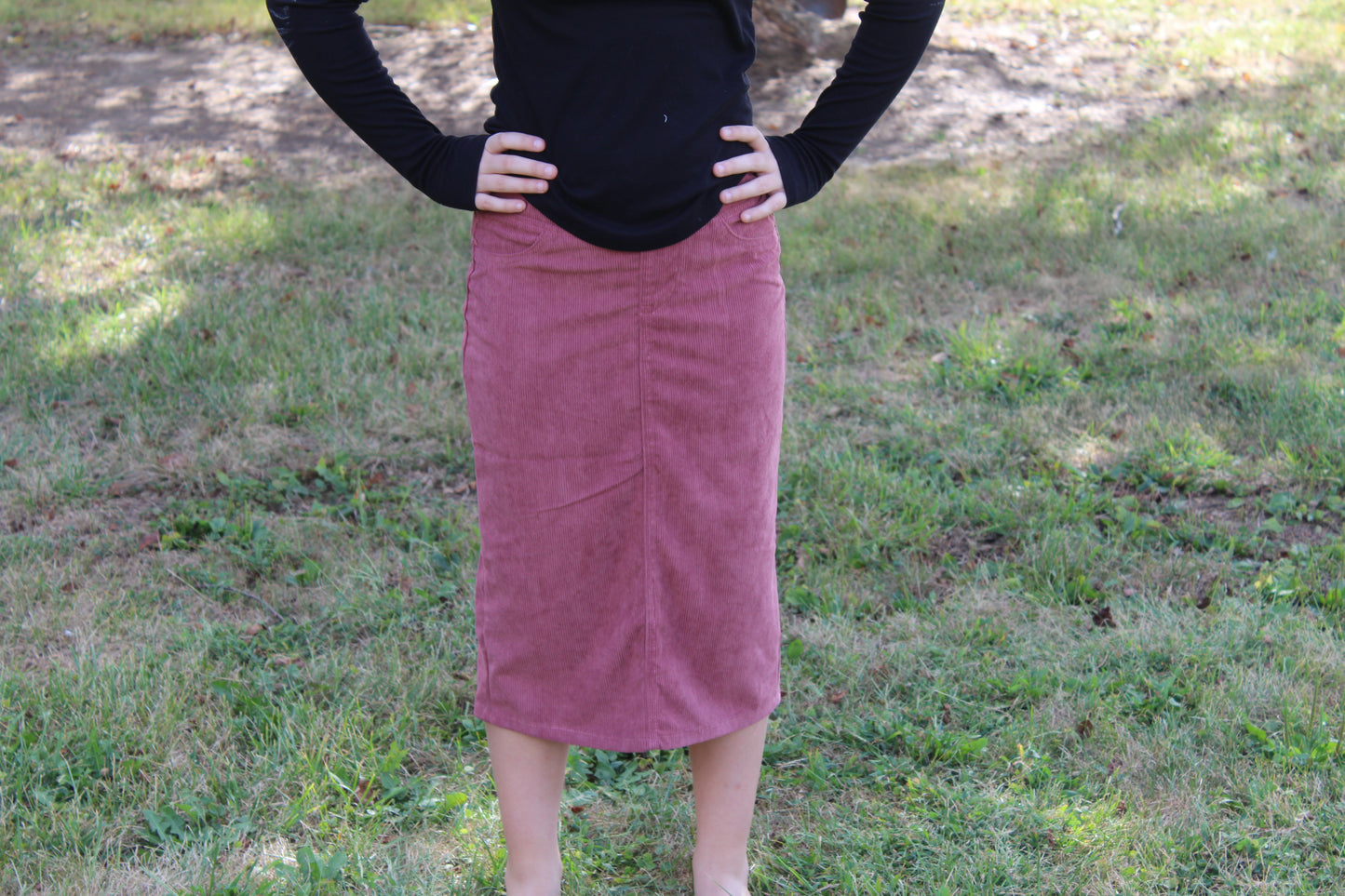 Chestnut Jegging Skirt
