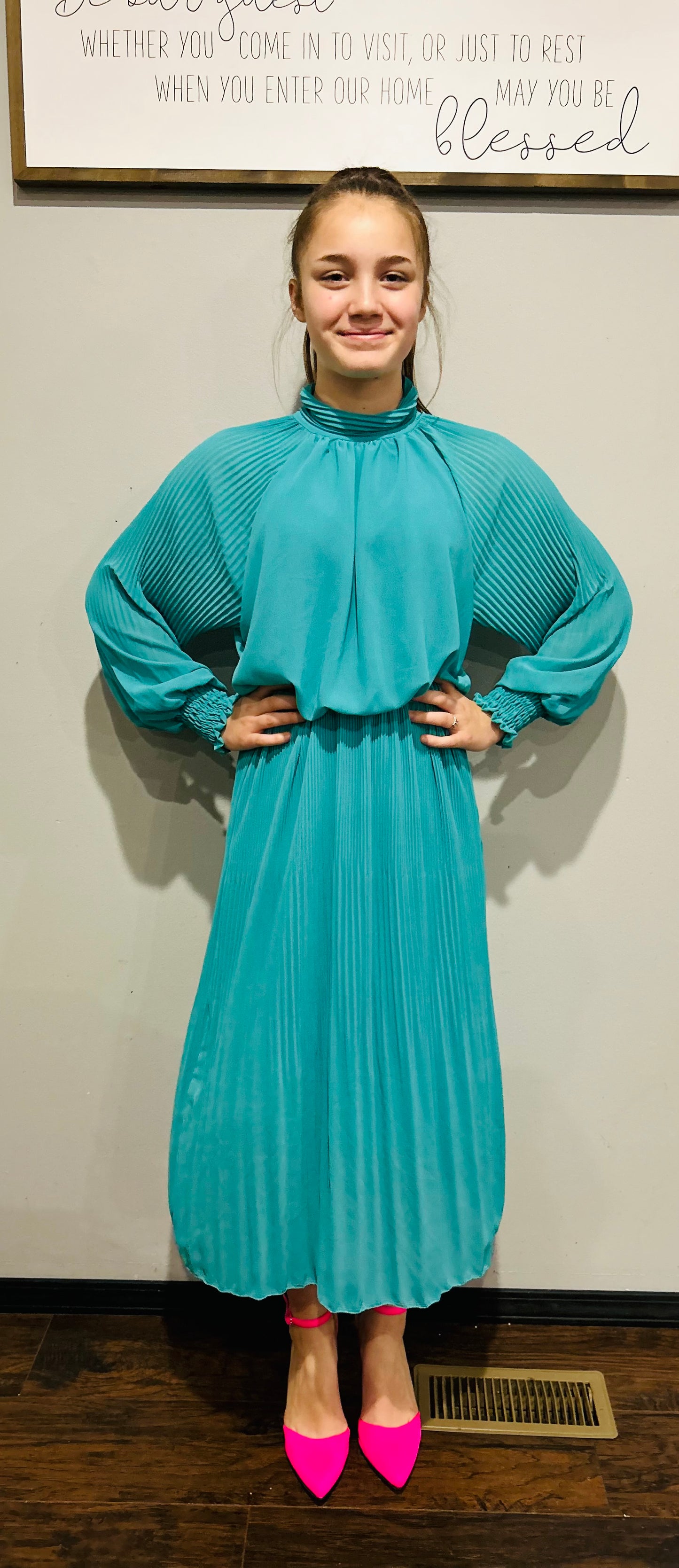 Victory One Size Pleated Maxi