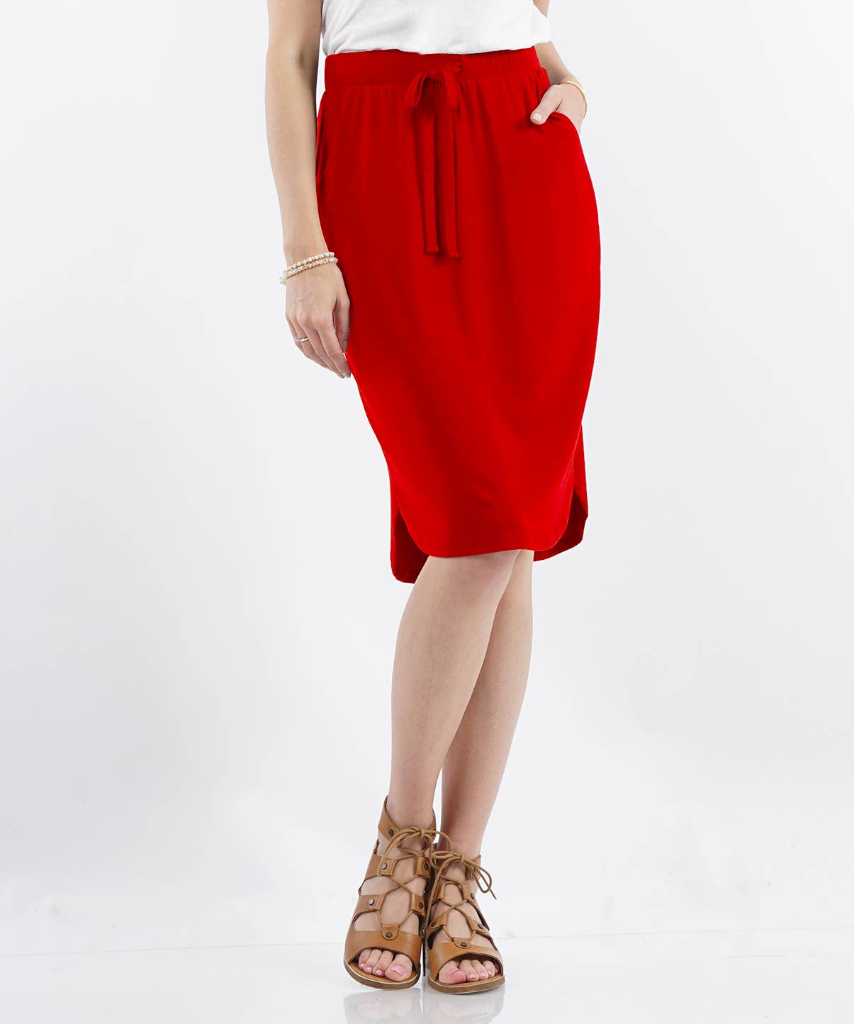 Ruby Red Weekender Skirt