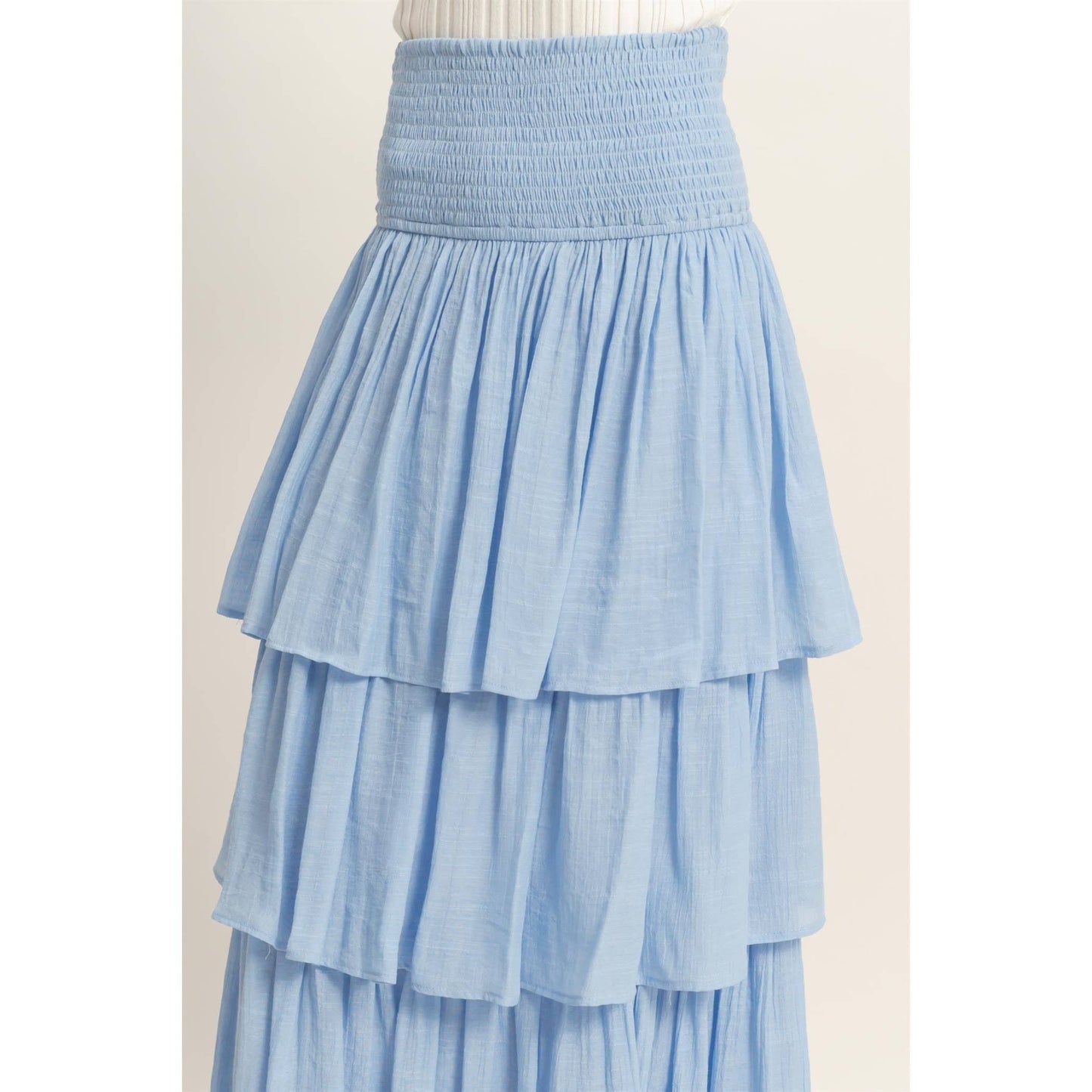 Tiered Smocked Skirt