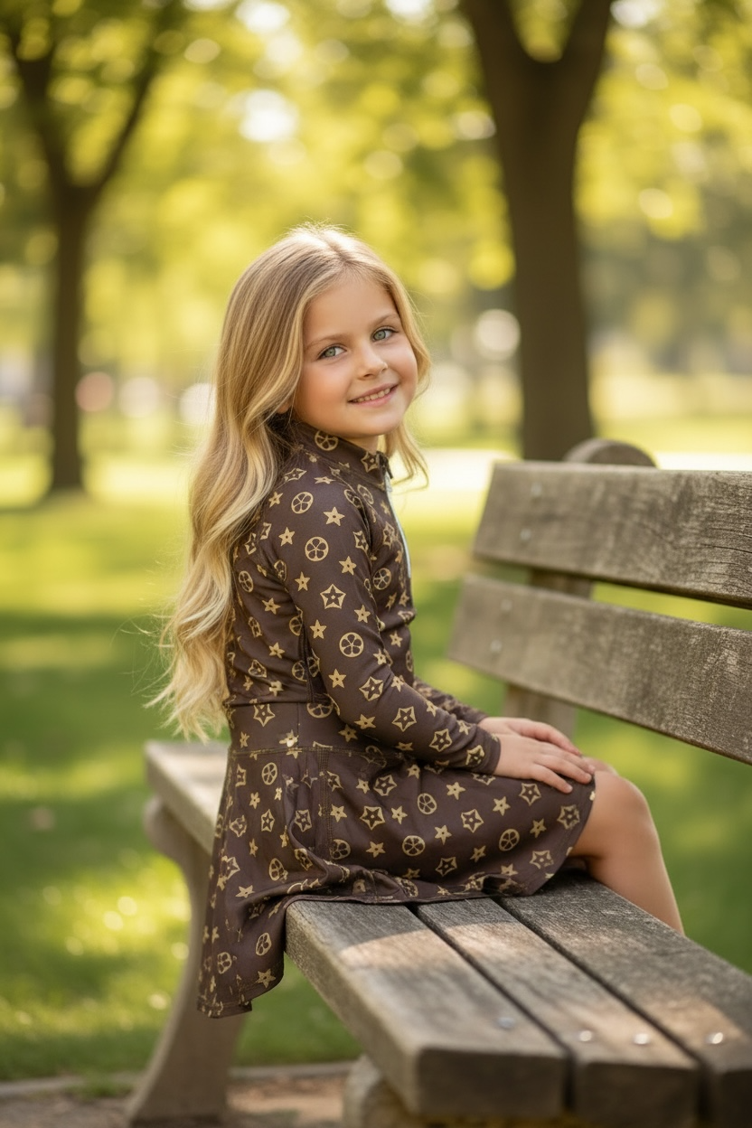 Brown & Gold Activewear