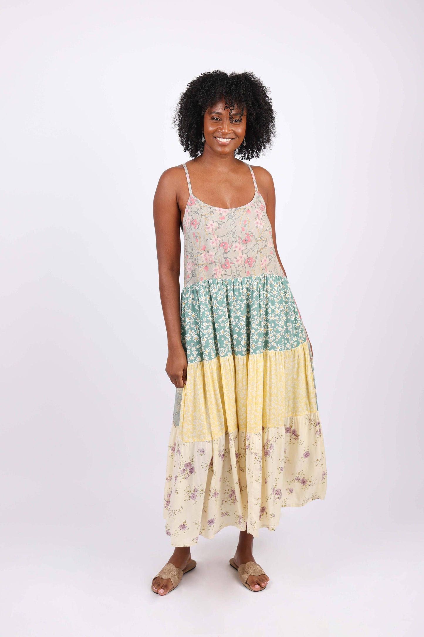 Sunflower Summer Patch Dress