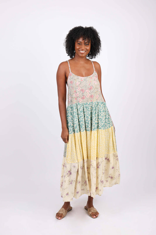 Sunflower Summer Patch Dress