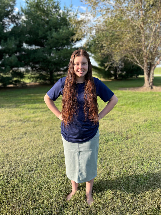 SUPER SOFT BASIC NAVY TEE