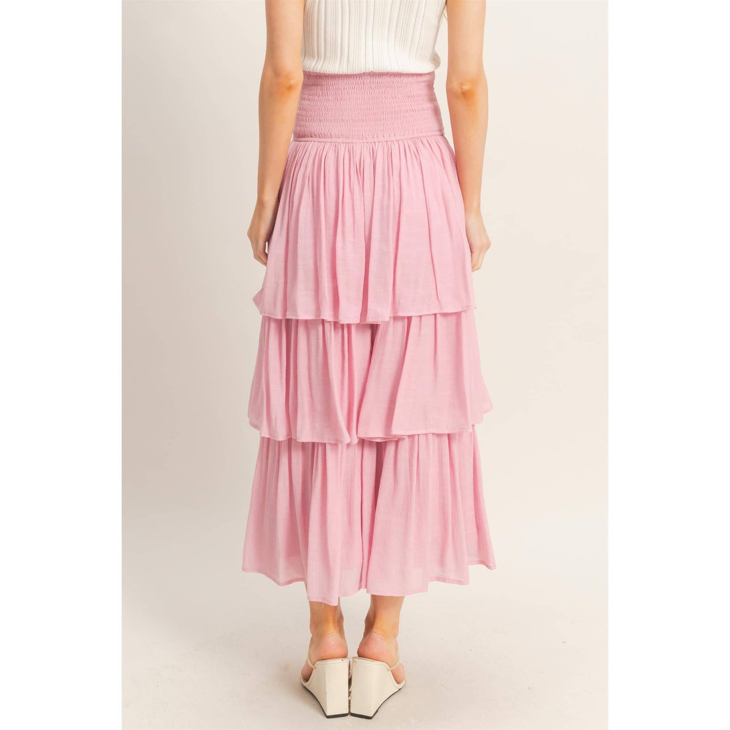 Tiered Smocked Skirt