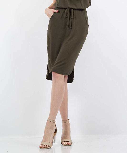 Dark Olive Weekender Skirt