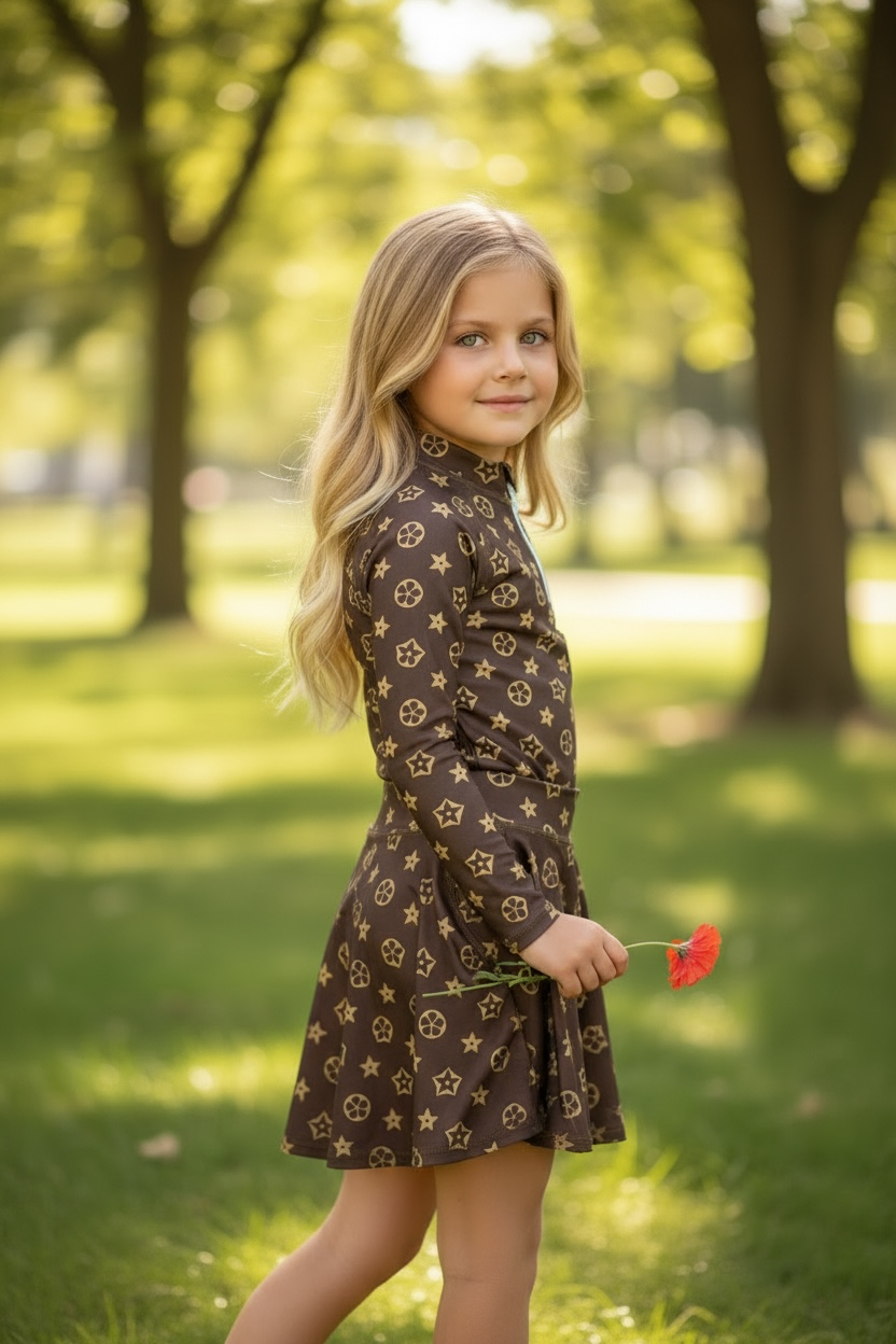 Brown & Gold Activewear