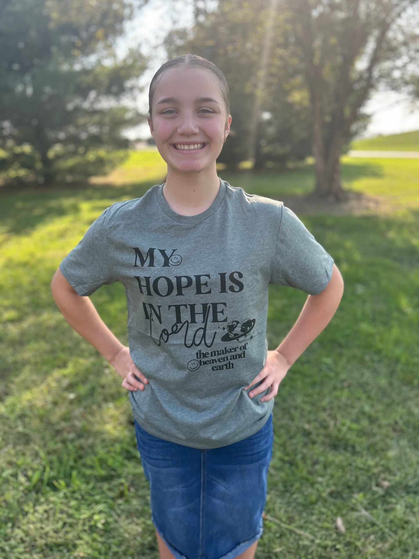 Plus Size My Hope is in the Lord Tee