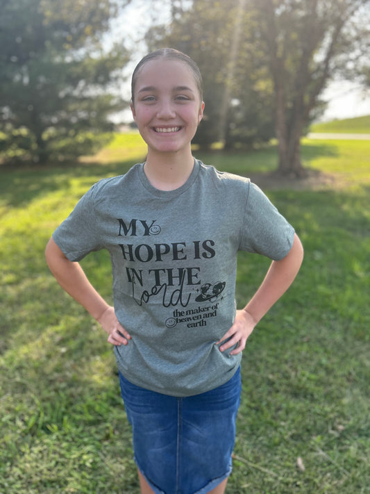 Plus Size My Hope is in the Lord Tee