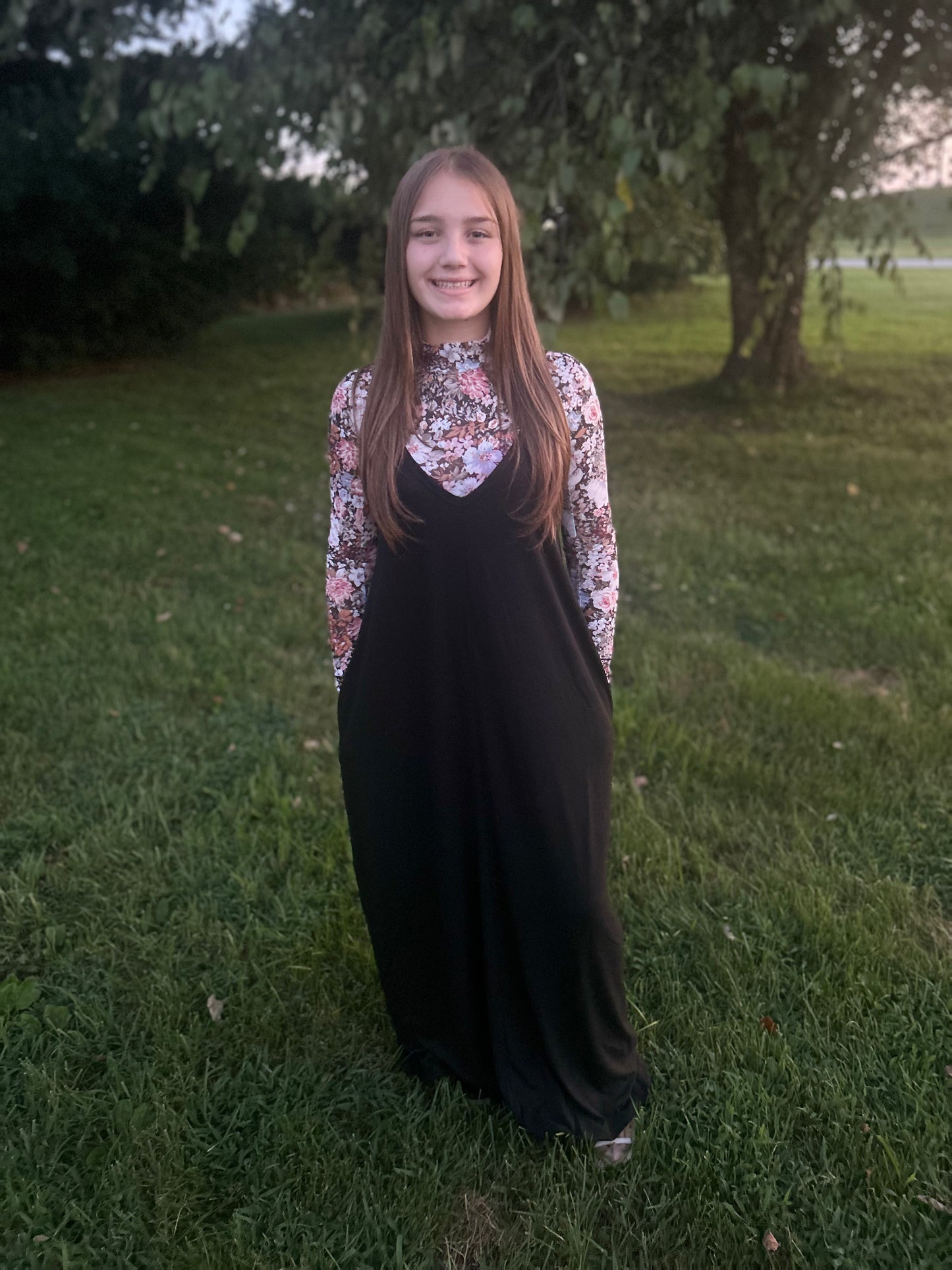 Black Stretchy Maxi Dress