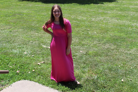 Pink Maxi Dress