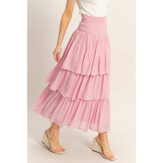 Tiered Smocked Skirt